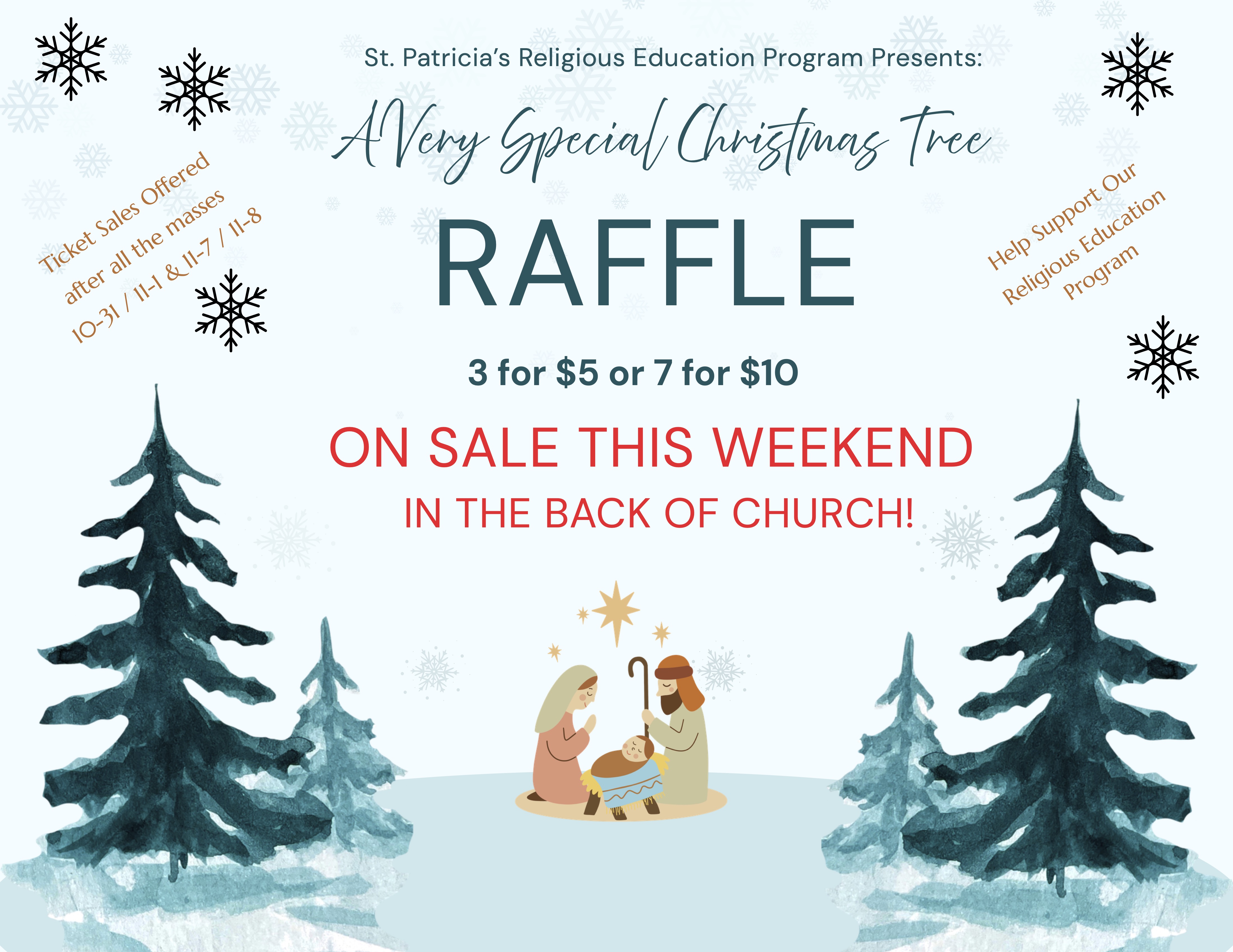 🎄 A Very Special Christmas Tree Raffle